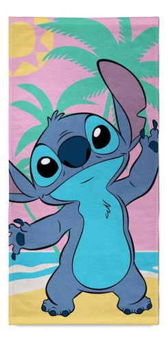 Toallon Grande Infantil Algodon Disney Stitch Orig Piñata