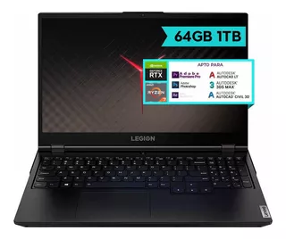 Laptop Lenovo Legion 5 Rtx 3070 Ryzen 7 64gb 1tb 17