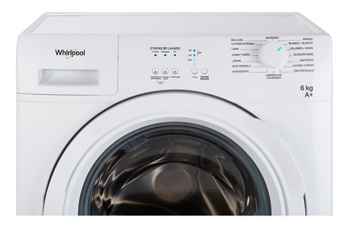 Imagen 5 de 5 de Lavarropas automático Whirlpool WNQ06A blanco 6kg 220 V