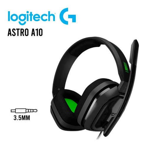 Audifonos Gamer Logitech Astro A10 Ps4 Xbox One Celular 