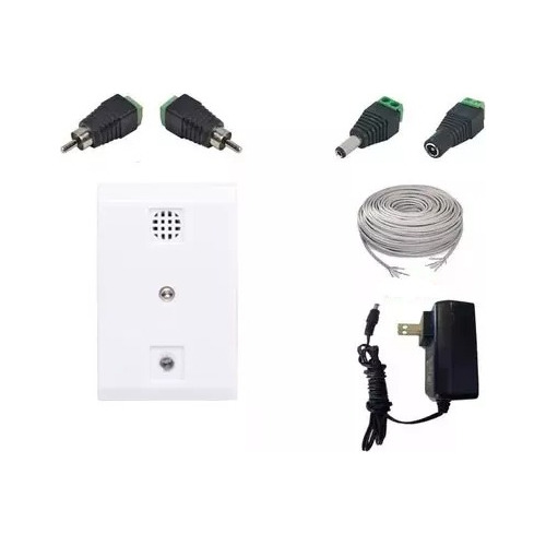 Microfono Epcom Kit Completo Alta Fidelidad Para Cctv 50m