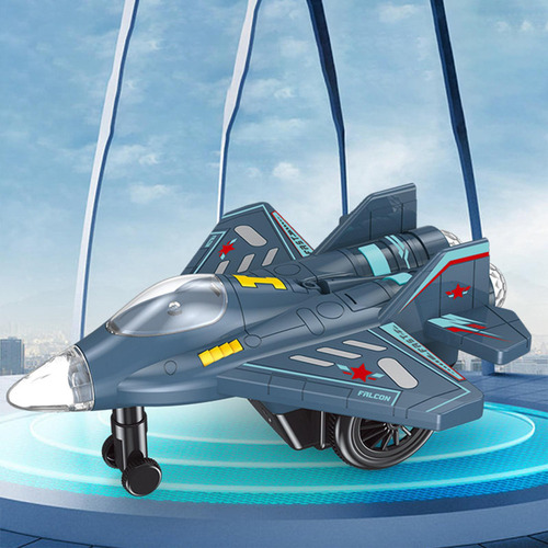 Lz Aeronave 360 Rotación Con Música Y Luces Avión Para
