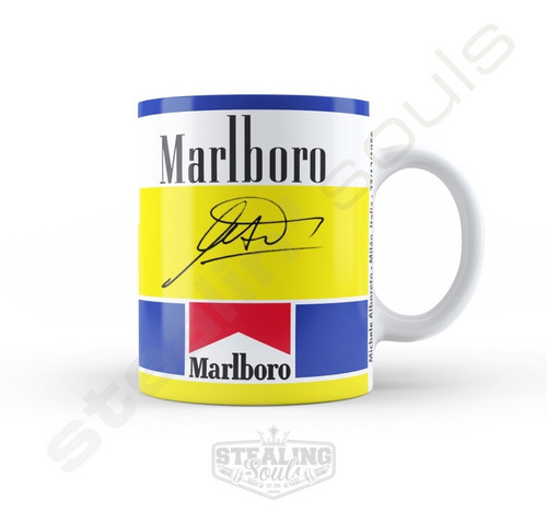 Taza De Porcelana Fierrera - Michele Alboreto | Formula 1