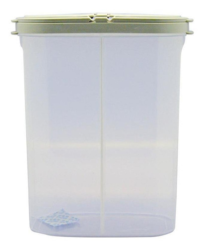 Recipiente Rectangular Con 2 Divisiones Cap. 2.6l Color Agua