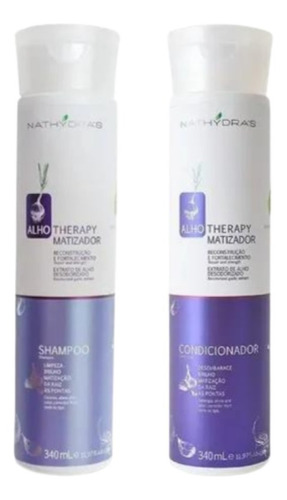 Kit Matizante Nathydra's Alho Therapy Shampoo +condicionador