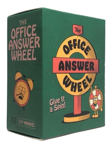 The Office Answer Wheel: Give It A Spin!, De Andrew Farago. Serie Running Press, Vol. 1. Editorial Rp Minis, Tapa Blanda En Inglés, 2021