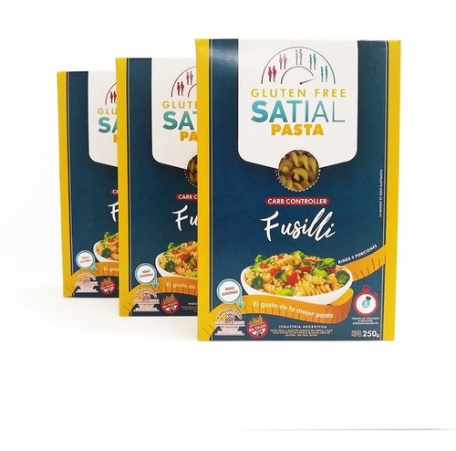 Satial Food Pasta (pack X3) Gluten Free -  Fusilli - Oferta