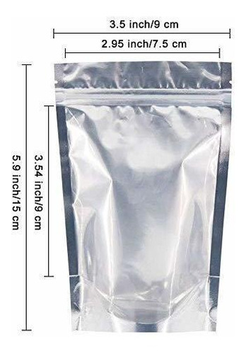 Imagen 8 de 8 de Sumdirect Reutilizable Láminas De Aluminio Con Cierre De Cre