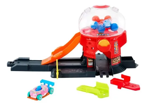 Pista Para Carrinho De Brinquedo Hot Wheels City Doceria