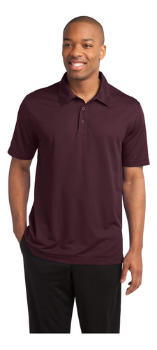 Sport-tek Polo Textura Activa Para Hombre Posicharge