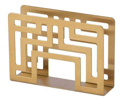 5 Dispensador De Pañuelos De Acero Inoxidable Elegante Oro