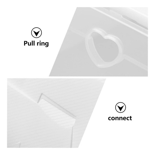 Pack 10 Zapateras Organizador De Zapatos Caja Apilables Color Blanco Blanco
