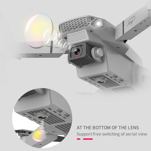 Imagen 6 de 9 de Mini Drone Hdrc E88 Pro Plegable Uav Con Cámara Dual 1080p