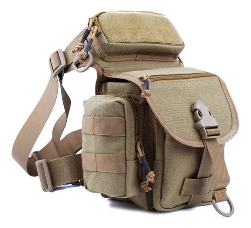 Bolso De Pierna Militar Táctico Multifuncional De Nylon Dura