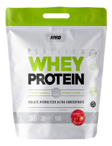 Star Nutrition Platinum Whey Protein 3kg Zipper Pack