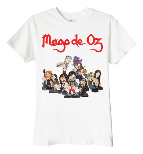 Polera Mago De Oz Cartoon Comic Metal Abominatron