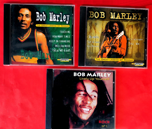 Pack De 3 Cds De Bob Marley Usado Como Nuevo