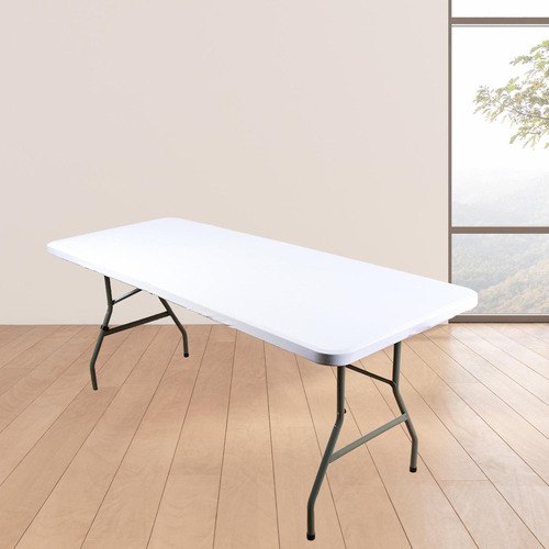 Cubierta De Mesa Ajustable Con Tapa Blanco 183x76x76cm