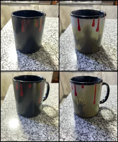 Taza Cambia Color Por Temperatura, Ghost Color Changing Mug