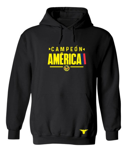 Sudadera Deportiva Hombre Hoodie América Campeón Ap 2023 1