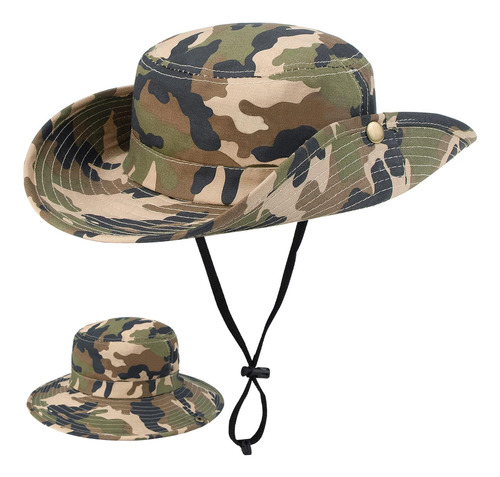 Gorra Táctica De Camuflaje Para Niños-niños, Gorra De Capitá