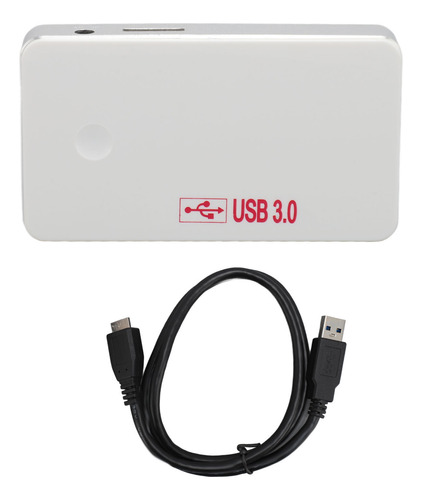 Adaptador Hub Usb 3.0 De 4 Puertos, Entrada Micro B De 5 Gbp