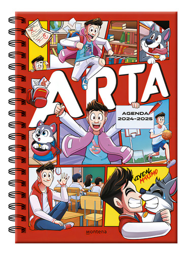 Arta Game - Agenda Escolar 2024-2025, De Game, Arta., Vol. 0. Editorial Montena, Tapa Dura, Edición 0 En Español, 2024