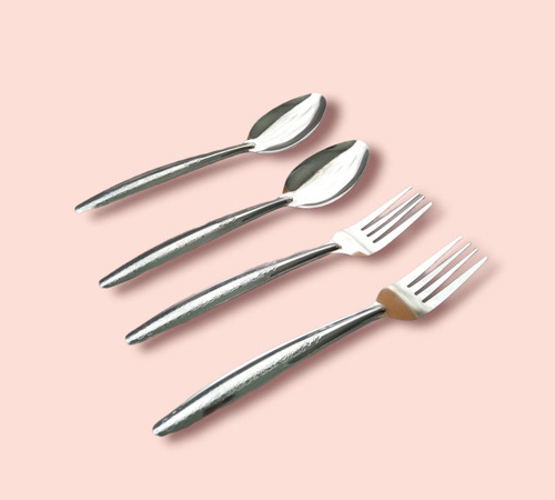 Tenedores 12 Y Cucharas 12 Cubiertos De Mesa Set 24 Pzs