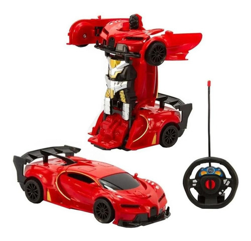 Carrito de control remoto Changebot Red Robot