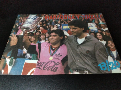 Poster Diego Maradona Marcelo Tinelli * 38 X 28 (q013)