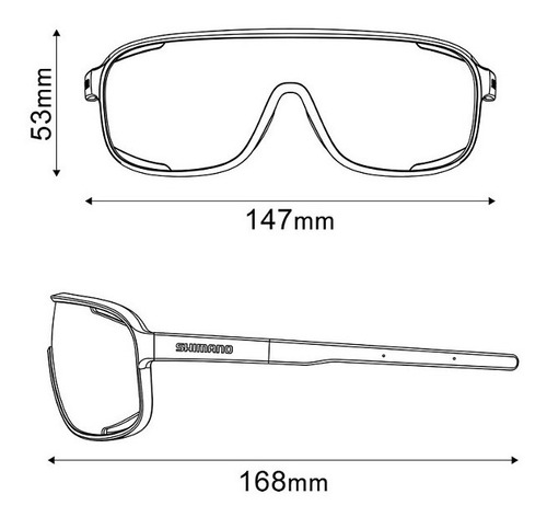 Lentes Gafas Para Ciclismo Shimano Technium Or