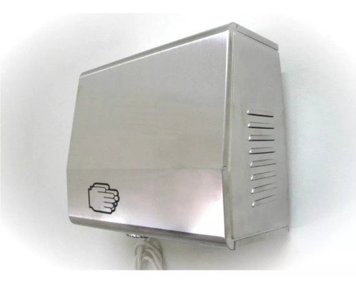 Imagen 1 de 9 de Secador Manos Secamanos Ac Inox Esmerilado Automat Electrico