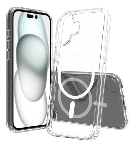 Capa Capinha Tpu Magnética + Película 5d P/ iPhone 16
