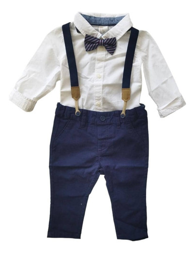 Conjunto Formal Para Niño Marca H&m Con Moño 