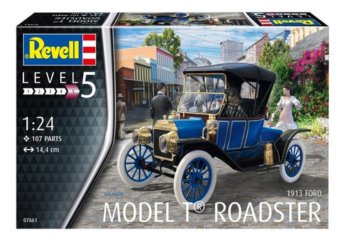 Imagen 1 de 6 de Ford T Roadster 1913 - Escala 1/24 Revell 07661