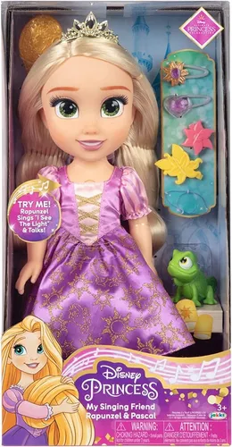 Figura Rapunzel y Pascal de Enredados