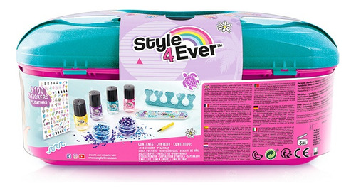 Style 4 Ever Maleta  Decore Suas Unhas Glitter Fun F0065-2