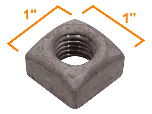 5/8 X 10puLG Perno Ojo Con 1-tuerca Cuadrada-27mm 1-placa-6x