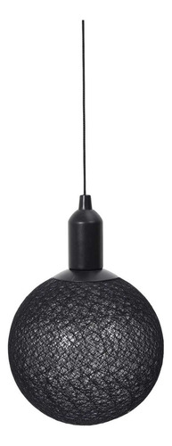 Lámpara Colgante Decorativa Negra 20 Cm La104