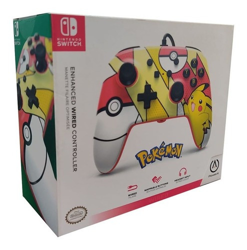 Controlador Pokeball Pokeball Powera mejorado para Nintendo Switch