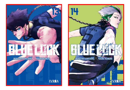 Combo Blue Lock 13 Y 14 - Manga - Ivrea