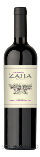 Vino Zaha Cabernet Franc X6 Un. De Manos Negras