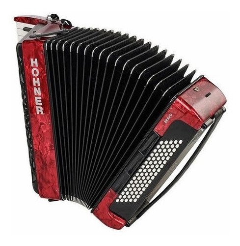 Acordeón Hohner 80b Bravo Iii Rojo
