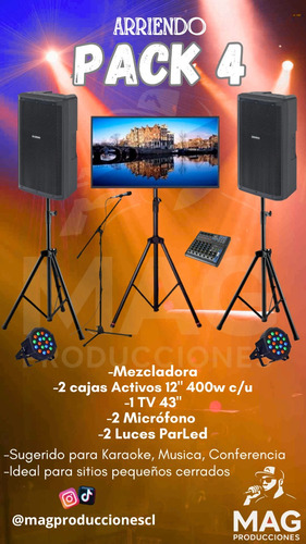 Arriendo Amplificación Para Todo Tipo De Eventos