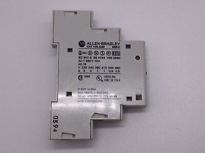 New Allen-bradley 140-a20 Ser.c Auxiliary Contact For Mo Zzd