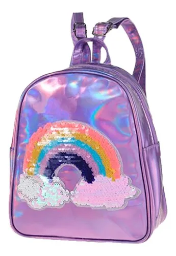 MOCHILA UNICORNIO LILA