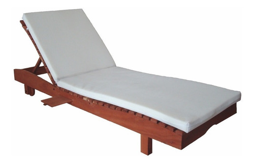 Imagen 1 de 3 de Colchoneta P/ Reposera En Ecocuero Impermeable 185 X 65 X 5