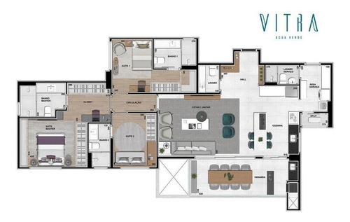 Imagem 10 de 10 de Apartamento Com 3 Dormitórios À Venda Com 253.83m² Por R$ 2.123.307,00 No Bairro Água Verde - Curitiba / Pr - Aa 1611