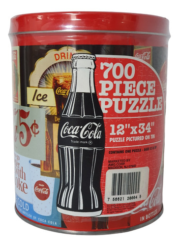 Rompecabezas Coca Cola Anuncios 1998 Bote Lamina 700 Piezas