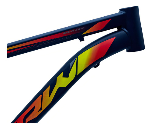 Quadro Bicicleta Spotlight Aro 29 Alumínio Mtb - Krw Cor Preto/amarelo E Vermelho